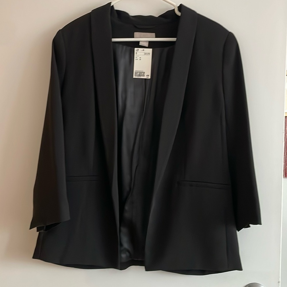 NWT H&M Black Blazer Suit Jacket